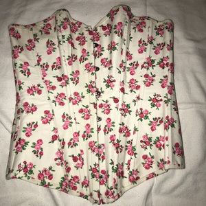 Adore me rose corset